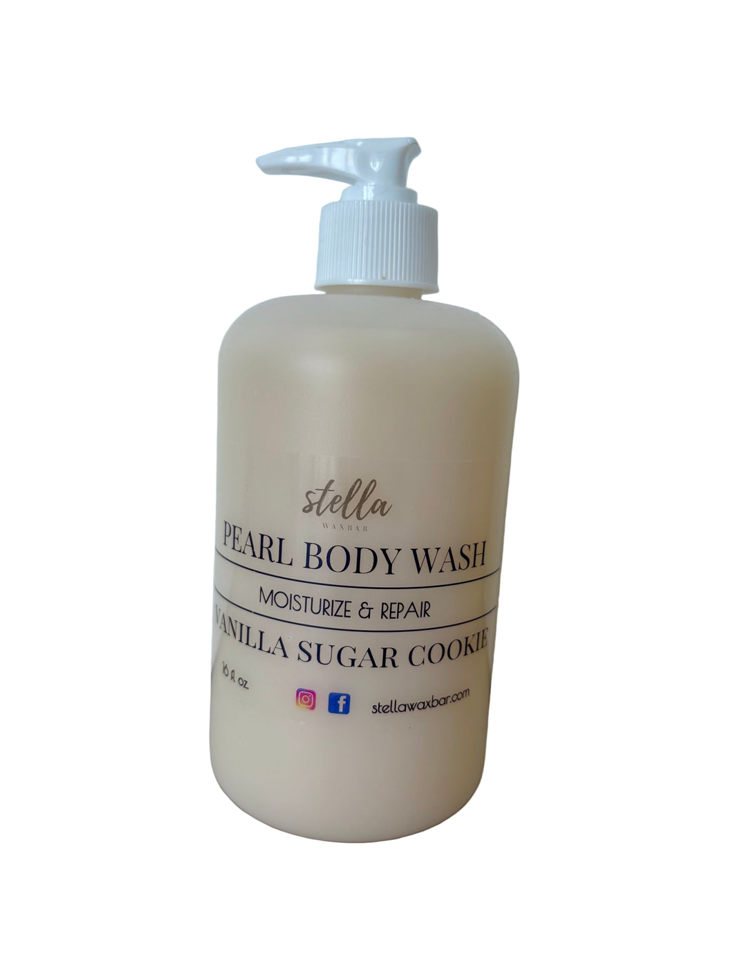 Pearlescent Pump Body Wash - Vanilla Sugar Cookie