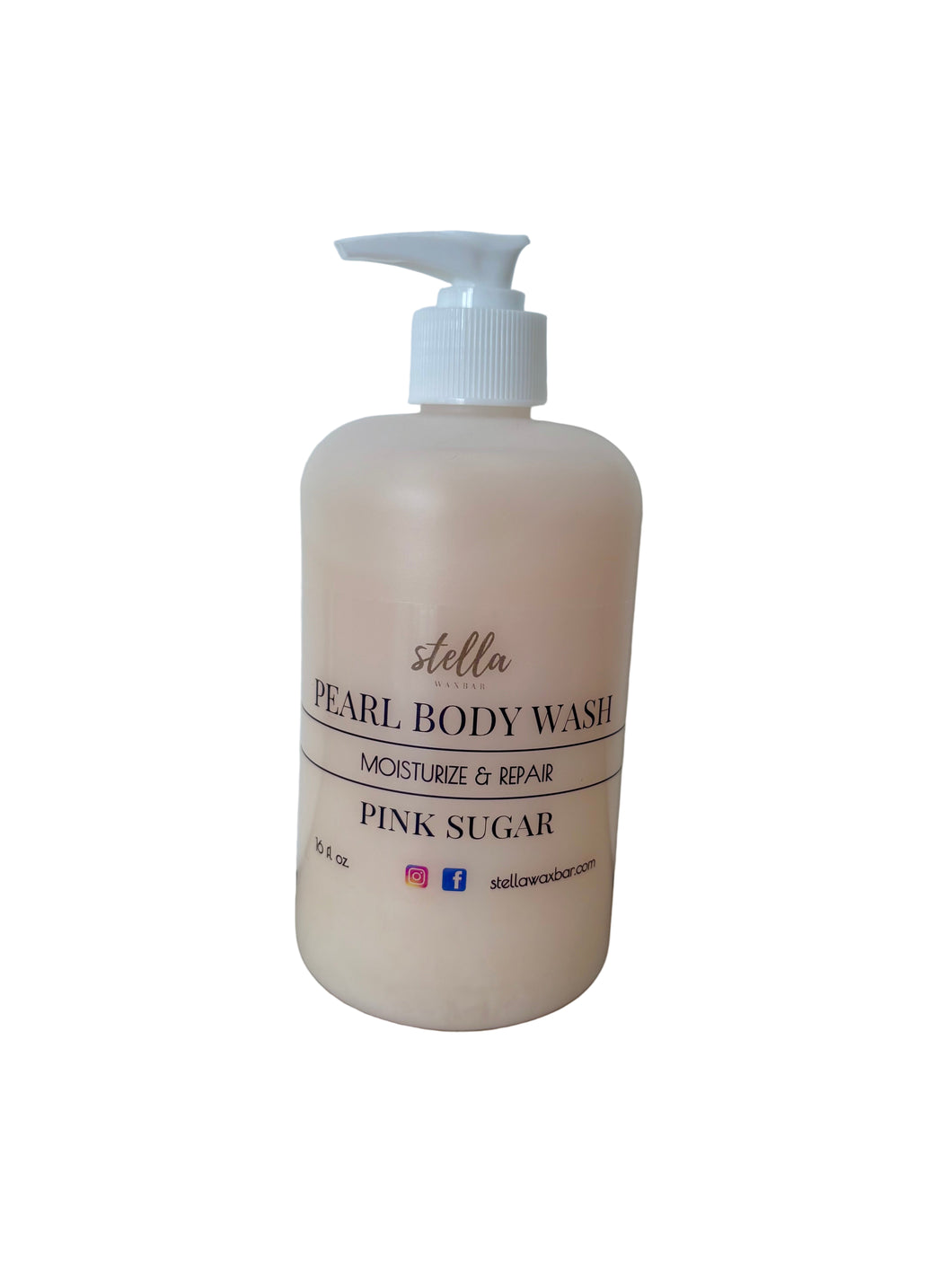 Pearlescent Pump Body Wash - Pink Sugar