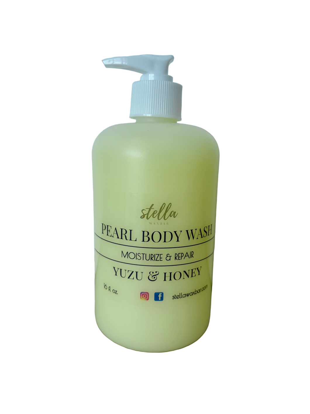 Pearlescent Pump Body Wash - Yuzu & Honey