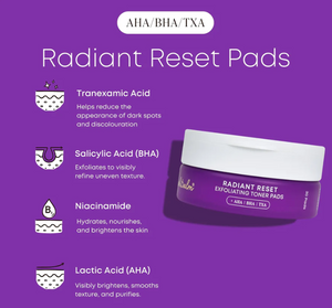 Radiant Reset Exfoliation Toner Pads