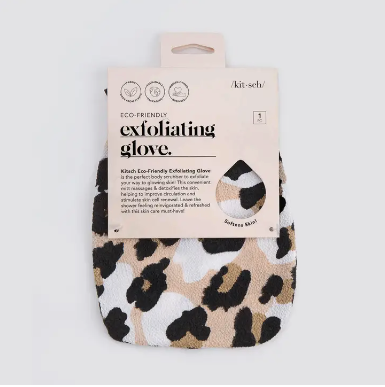Leopard Exfoliating Glove