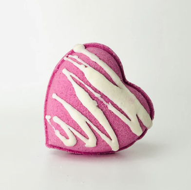 Black Cherry Merlot Heart Bath Bomb