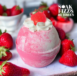 Strawberry Milkshake Bath Bomb