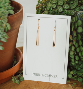 Steel & Clover Earrings