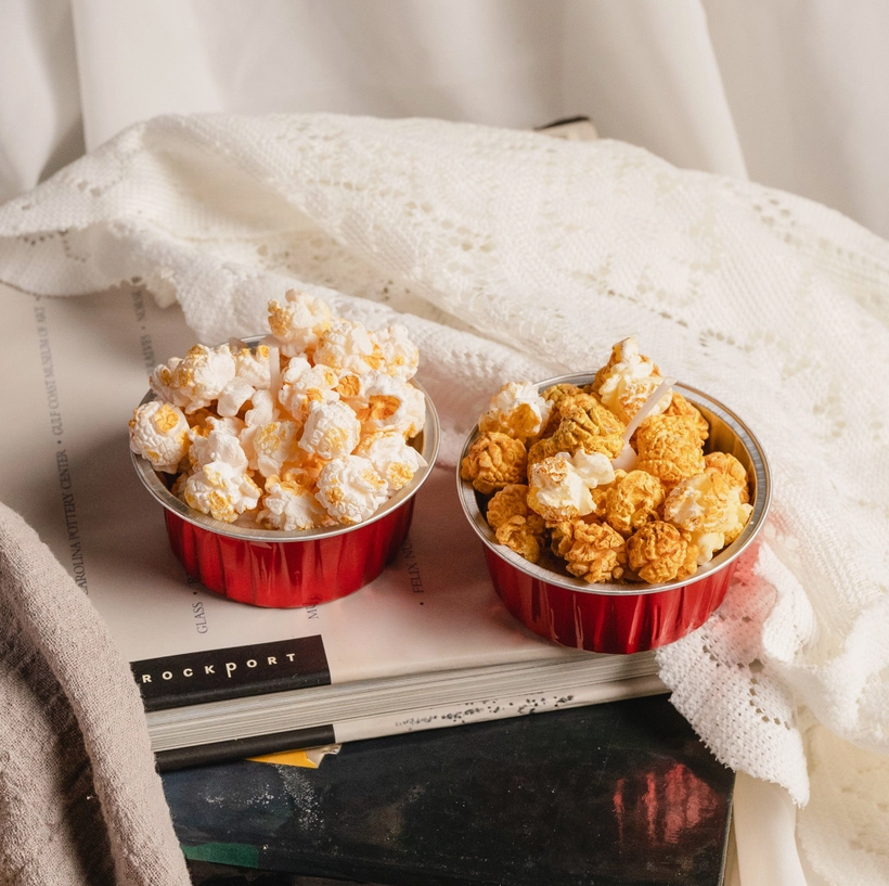 Realistic Buttered Popcorn Candle