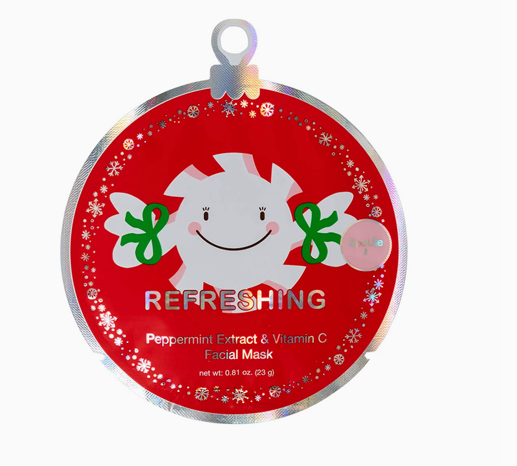Refreshing Red Ornament Mask