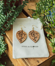 Load image into Gallery viewer, Steel &amp; Clover Earrings
