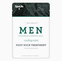 Load image into Gallery viewer, Father's Day Men's Mint Foot Socks (Hydrating &amp; Cooling)
