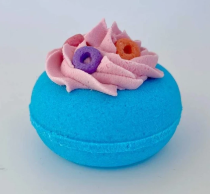 Froot Loops Donut Bath Bomb- BLUE OR PINK!