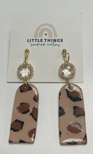 Little Things- Cheetah Dangles