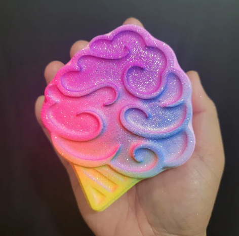 Cotton Candy Twist Bath Bomb