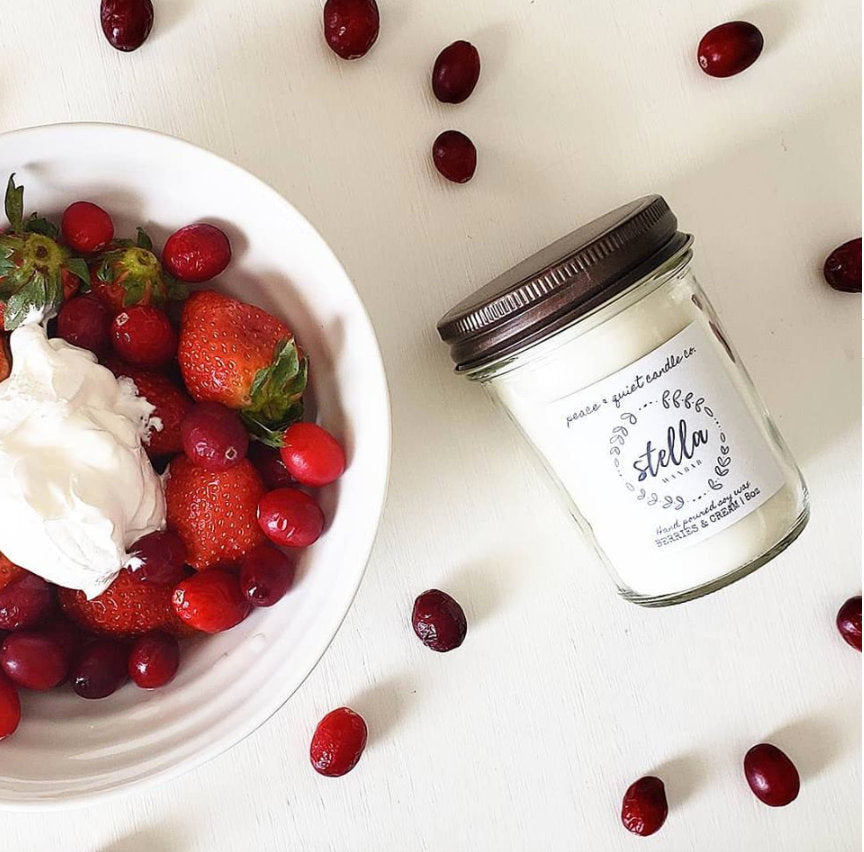 Berries & Cream Soy Wax Candle